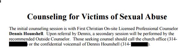 First Christian Church of Florissant, sex abuse, lawsuit, Brandon Milburn