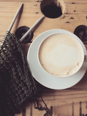 coffe and knitting
