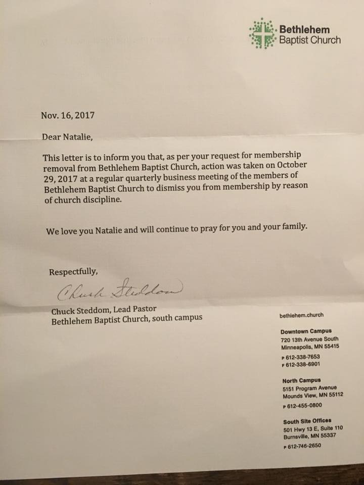 Bethlehem Baptist Church, Domestic Violence, Emotional Abuse, Spiritual Abuse, Chuck Steddom,