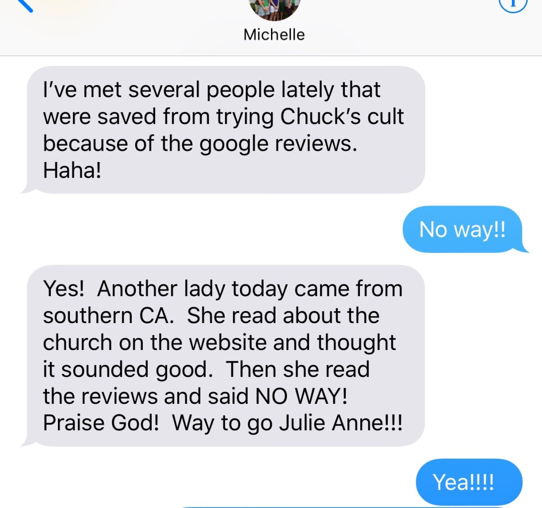 Beaverton Grace Bible Church, Chuck O'Neal, lawsuit, spiritual abuse, cult